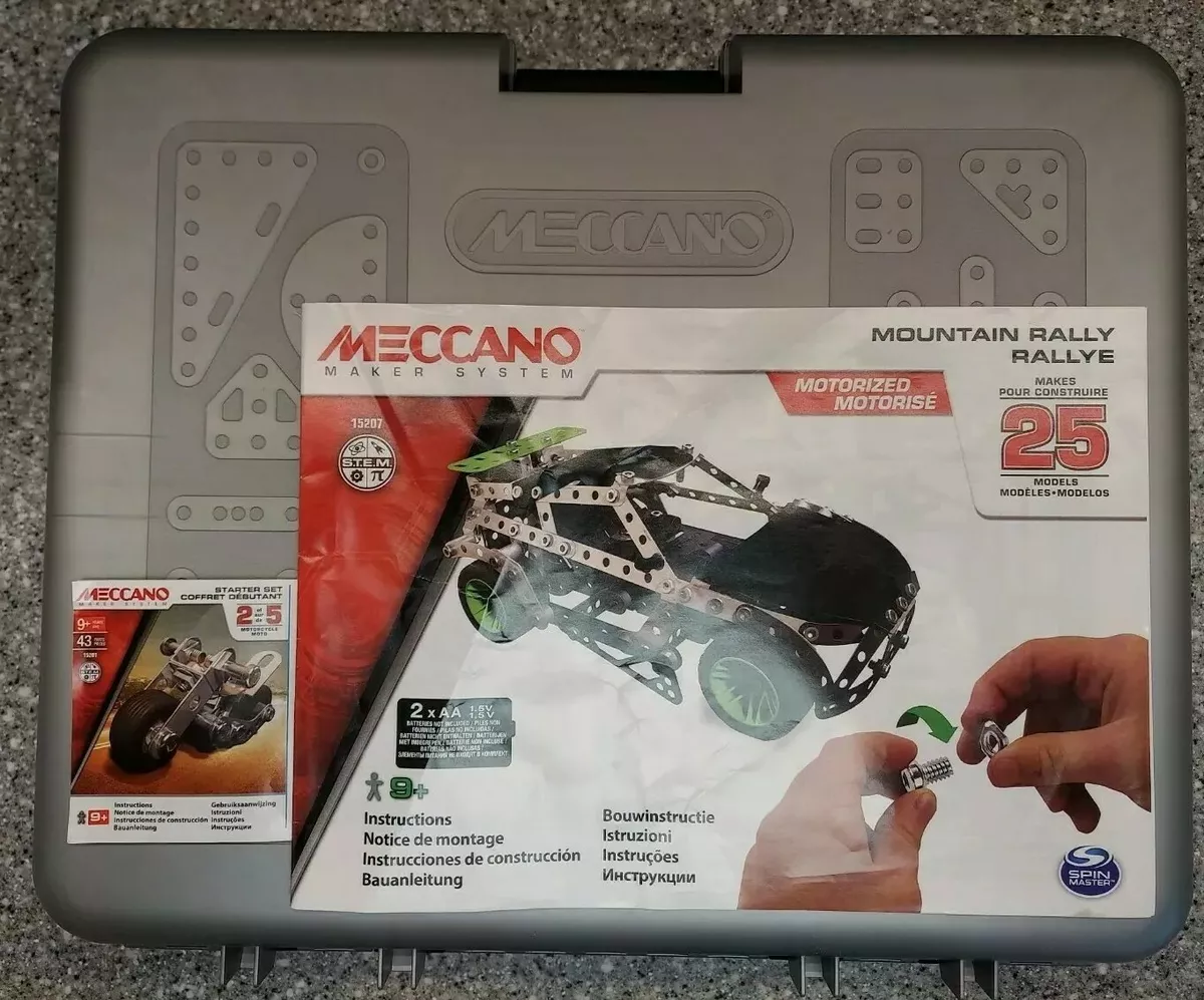 Meccano Maker System Mountain Rally Car +Bonus Starter Set 15207 2015  SpinMaster