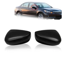 Car Mirror Cover Cap Door Driver & Passenger Side New For Honda Accord 08-12