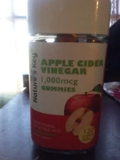 Nature's Key Apple Cider Vinegar Gummies -1000mg for Weight Loss, Digestion