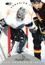 1996 Donruss Canadian Ice #17 Stephane Fiset Los Angeles Kings