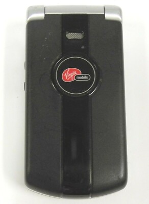 Kyocera MARBL / Marble K127 - Black ( Virgin Mobile ) Cellular Flip Phone