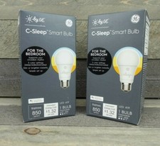 GENUINE C by GE C-Sleep A19 LED Smart bulbs - 60-Watt EQ - 2 PACK NEW SEALED 