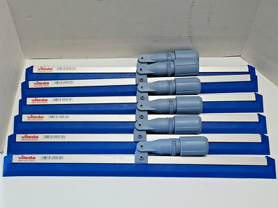 Vileda Professional Cleanroom Squeegees with Swivel 21'' (QTY: 6 Squeegees) NEW