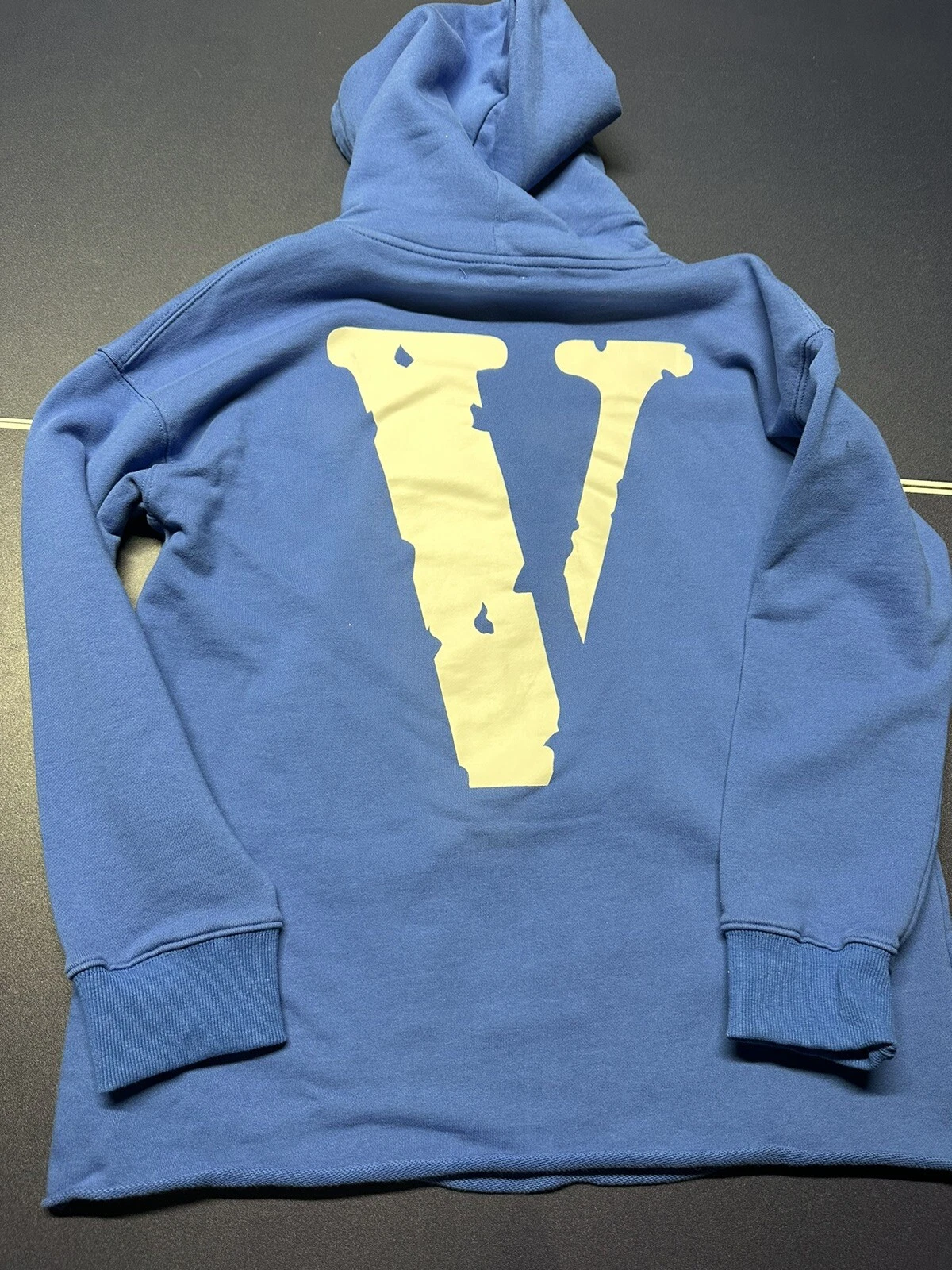 SAINT LAURENT (YSL) Felpa con cappuccio blu High Street Wear V taglia M US