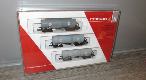 Fleischmann N 848029, Set Kesselwagen EVA, Epoche IV,  N1394 | Zustand: Gebraucht