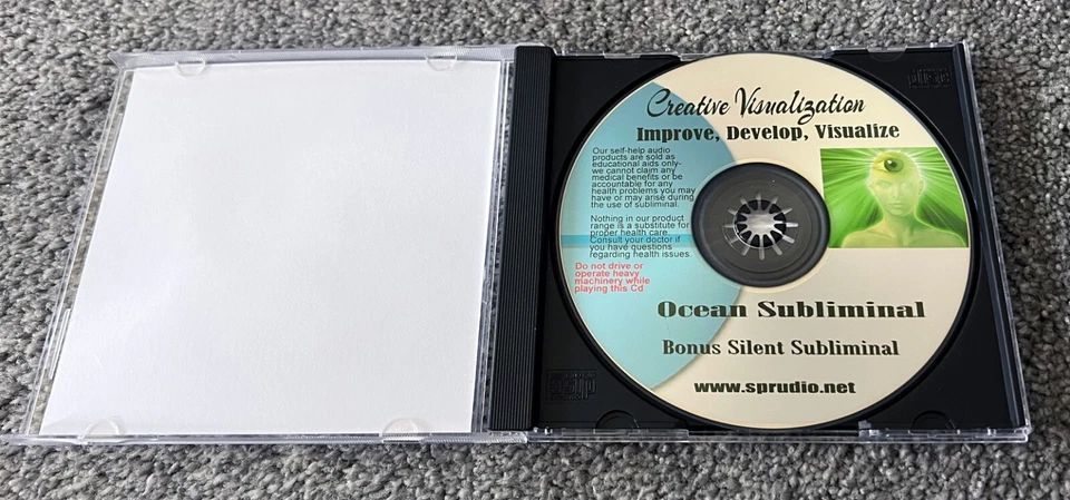 CREATIVE VISUALIZATION Ocean/wAVES SUBLIMINAL CD FOCUS MANIFESTATION HYPNOSIS Foto 3 de 3