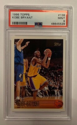 1996 Topps #138 Kobe Bryant Rookie Card PSA 9 | eBay