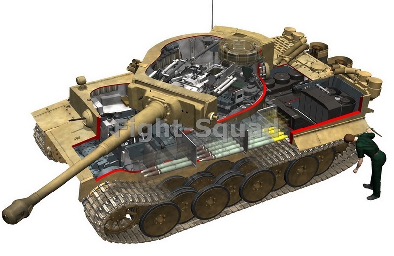 WW2 Photo Picture German Cutaway Tiger I Tank