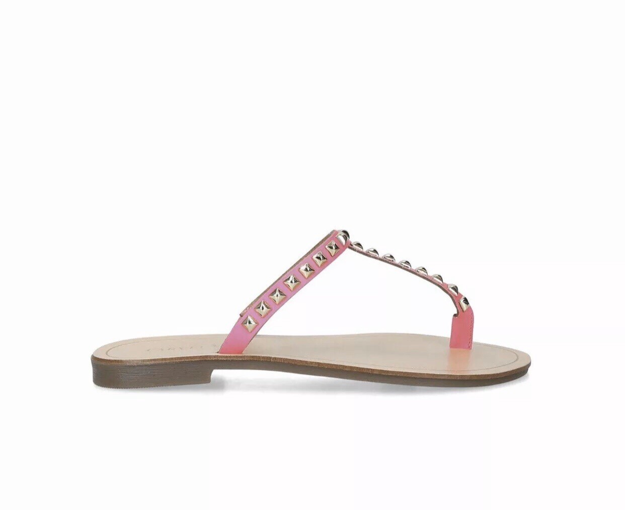 CARVELA Kurt Geiger Size 5 Leather Sandals SlidersFlats Pink RRP £59.  Genuine | eBay