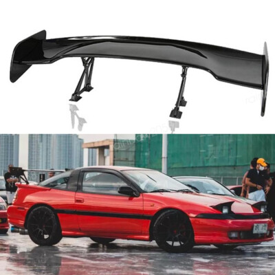 For Mitsubishi Eclipse 46'' Rear Trunk Spoiler Racing GT Style Wing Painted Black