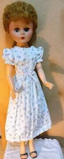 VINTAGE SAYCO Hard Plastic DOLL 22" SLEEPY EYES BLONDE  