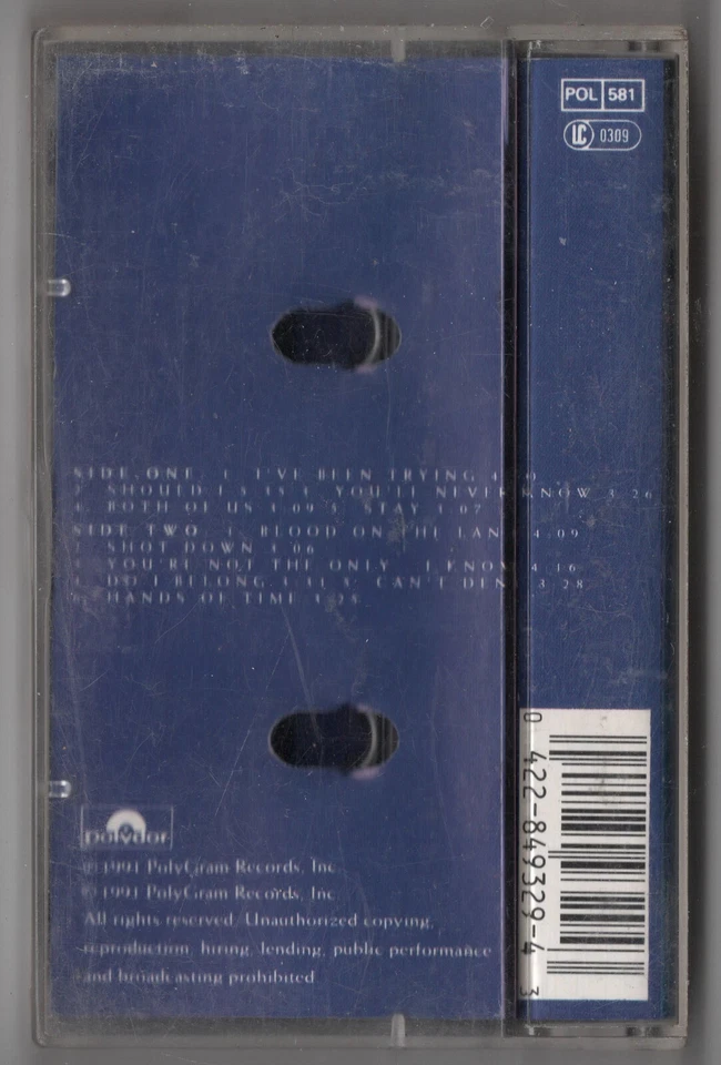 1991 MUSIC AUDIO CASSETTE TAPE - [ALBUM: HANDS OF TIME] GROUP: KINGDOM COME - Image 3 of 4