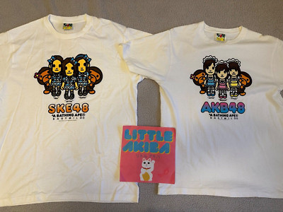 Bape x AKB48 Shirt + Bape x SKE 48 Shirt Set | eBay