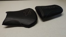 Honda 0304 Cbr 600rr Black Carbon Fiber Texture Front Rear Custom Seat Covers