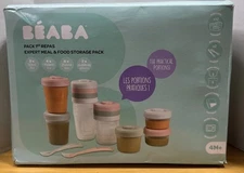 Beaba Stackable Clip Food Storage Jars Meal Set Storm 12 Piece