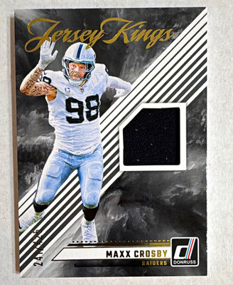 Maxx Crosby Jersey Kings #JK-MCR Las Vegas Raiders /425 MEM 2024 Donruss