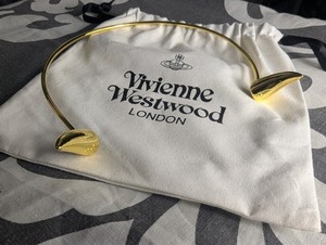 Vivienne Westwood Gold Devil Horn Tiara or Choker