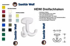 Hewi Serie 477 Dreifachhaken 477.090.050 Farbe " Verschiedene "