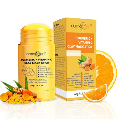 Organic Vitamin C Clay Mask Stick   Detox Clay Face Mask Stick for Acne Scars &