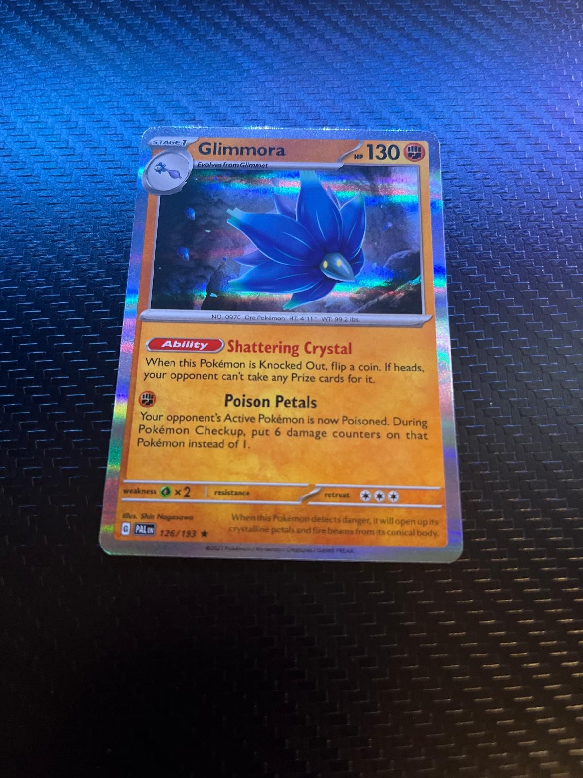 Glimmora 126/193 Rare Paldea Evolved Pokemon Holo Near Mint