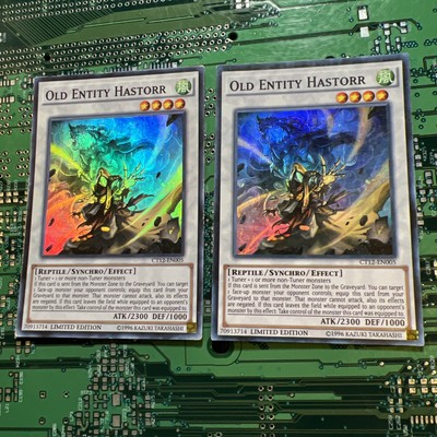 Old Entity Hastorr - CT12-EN005 - Super Rare Limited Edition Yugioh Card Promo 2