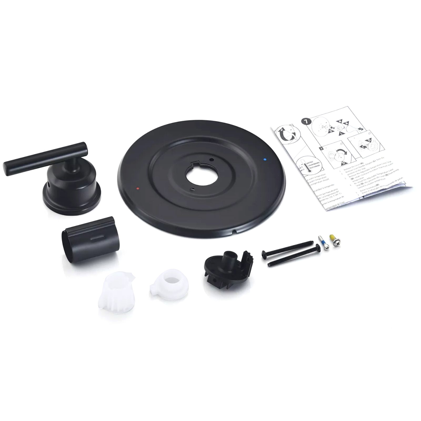 For Moen Shower Faucet Valve Kit Matte Black Posi-Temp Pressure Balancing Valve