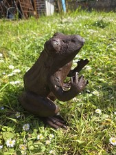Statue Grenouille en Fonte / Décoration De Jardin