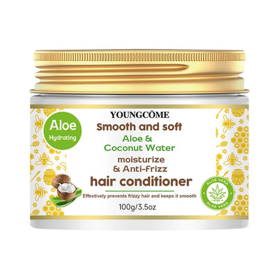 Aloe Vera Kokoswasser Haarspülung Pflegend Feuchtigkeitsspendend Repairing Stren
