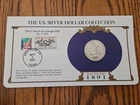 1891 Morgan Silver Dollar With Stamps