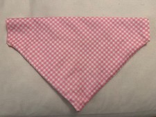 handmade over the collar small dog bandanas, variety of colors.