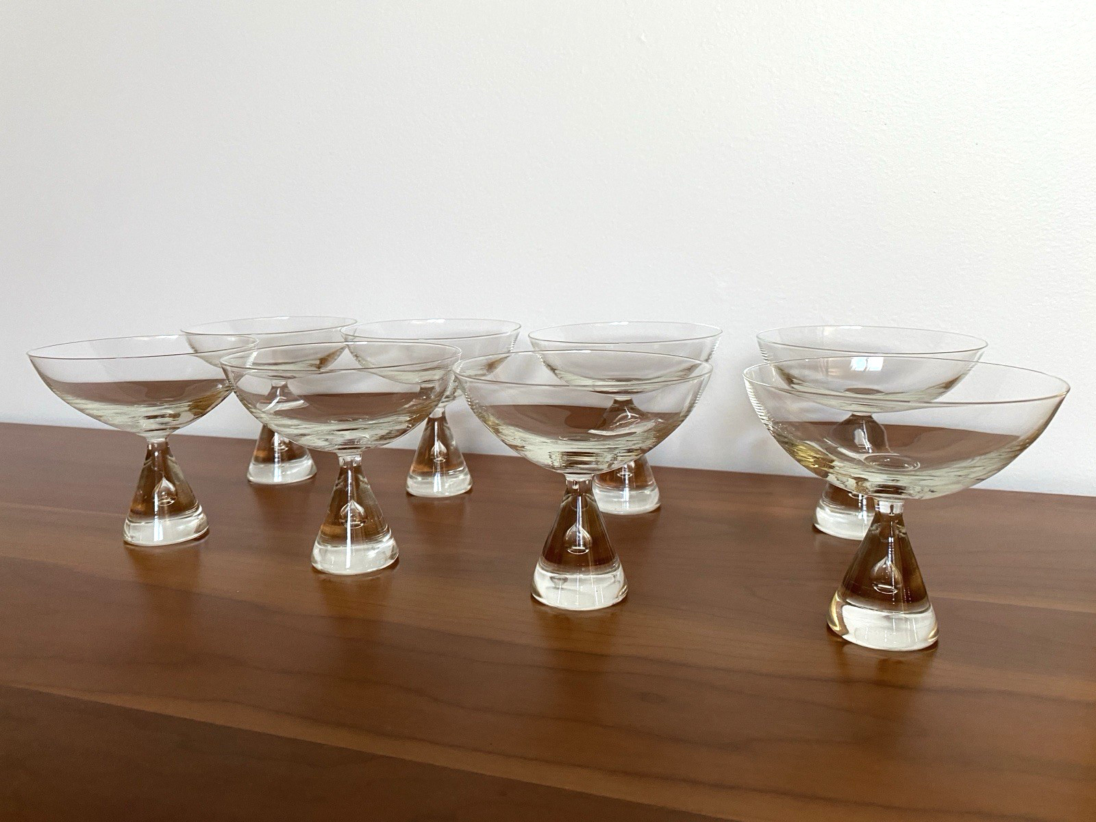 Set Of 4 Holmegaard Princess Liquor Cocktail Champagne Glasses  3.75”