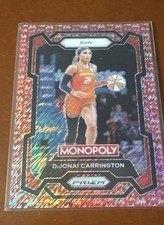 2024 Panini Prizm Monopoly WNBA - DiJonai Carrington #17 Millionaire Red Shimmer
