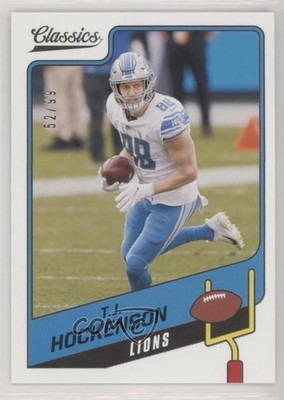 2021 Panini Classics Red Back 52/99 TJ Hockenson #43 0q3