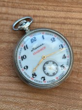 RARE Molnija Krasnikof 3602 USSR Soviet pocket watch