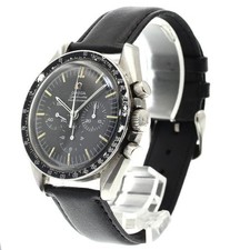 Omega OMEGA Speedmaster 145012.67 40mm SS Black Dial Hand-Winding Watch #C1816