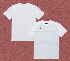 YONEX 26S/S Unisex Badminton T-Shirts Sports Training Top Tee White NWT 16862EX
