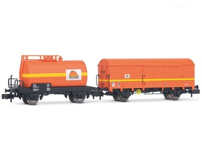 Arnold HN6679 - Güterwagen Set Kesselwagen + Güterwagen G4 Colas Rail Ep.V 2-tei