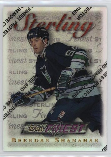 1995 Topps Finest Brendan Shanahan [Refractor] #65 card