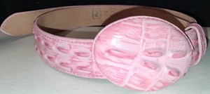 "Vtg Donaldo Western Wear Alligator Leather Belt" Size 36