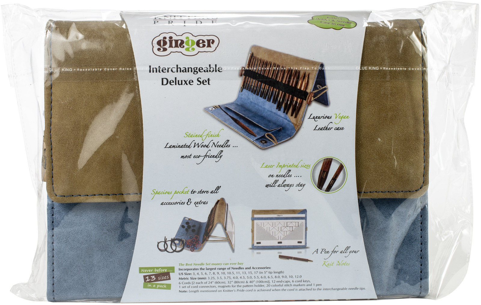 Knitter's Pride-Ginger Deluxe Interchangeable Needles Set-