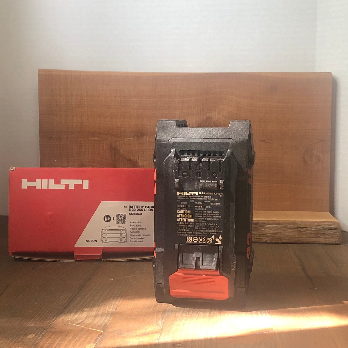 HILTI Battery B 22-255 Nuron Battery pack #2345534 looks great 06 