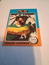 1975 Topps Reggie Jackson