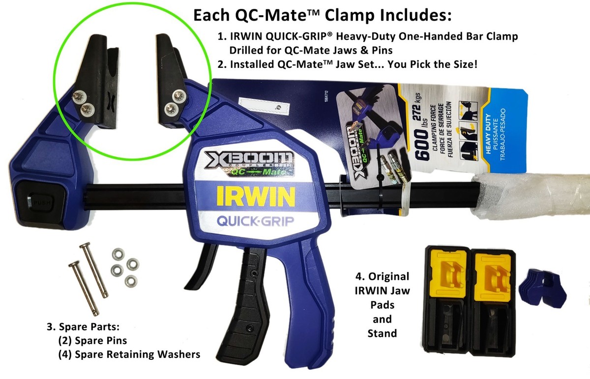 QC-Mate 18-in Hydraulic Quick Coupler Connect Under Pressure Clamp