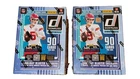 TWO 2025 Panini Donruss Football Holiday Trading Cards Blaster Box SEALED