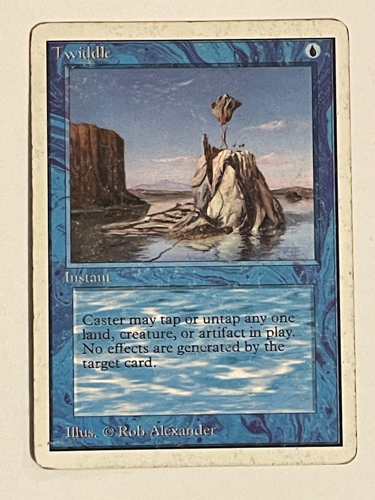 Twiddle Unlimited (1993) MP Blue Common MAGIC MTG CARD