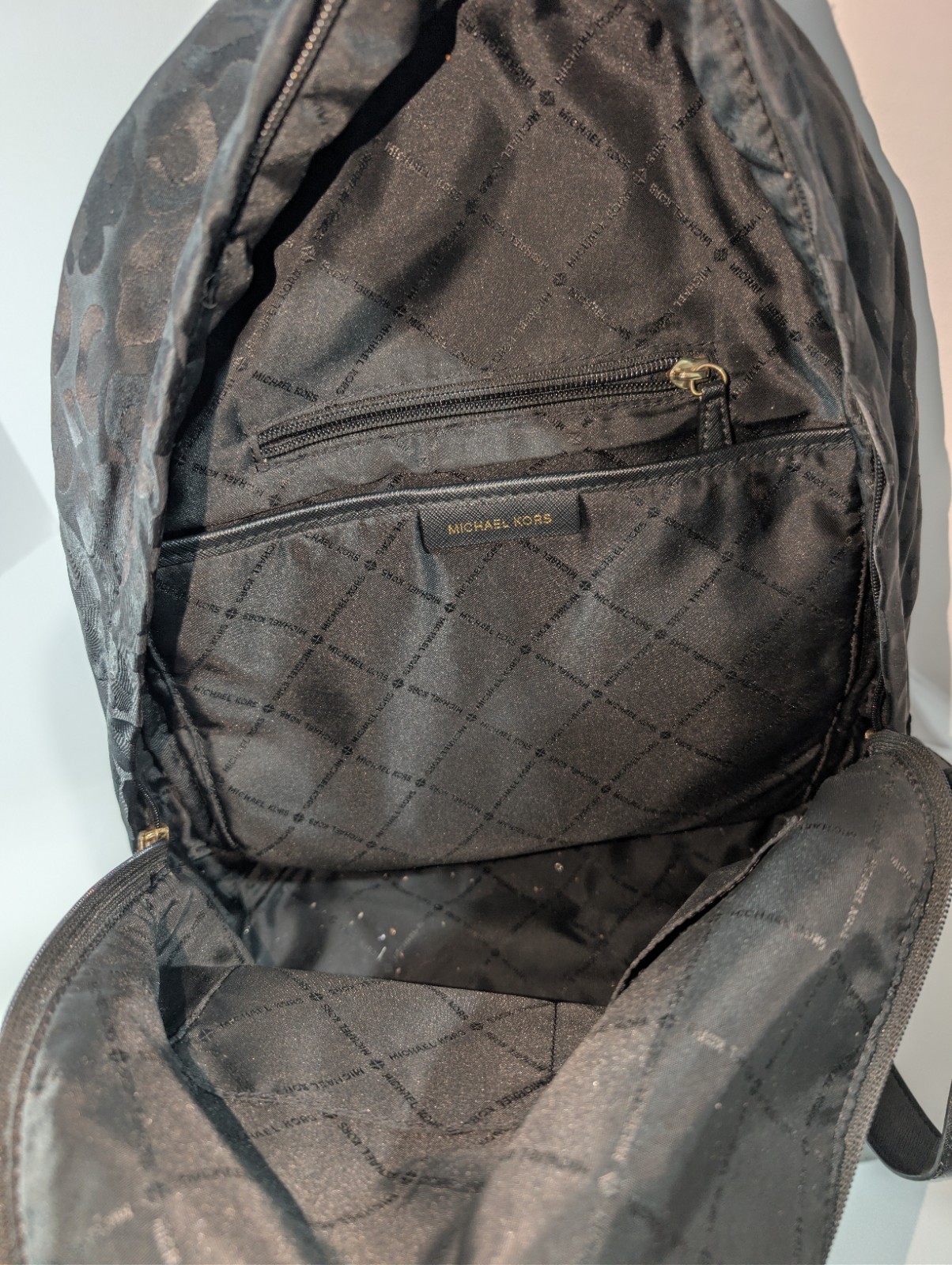 Michael Kors Medium Leopard Jacquard Backpack - image 2