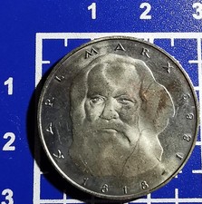 5 Mark CuNi coins Heiermann West Germany 500 years Martin Luther 1983 G