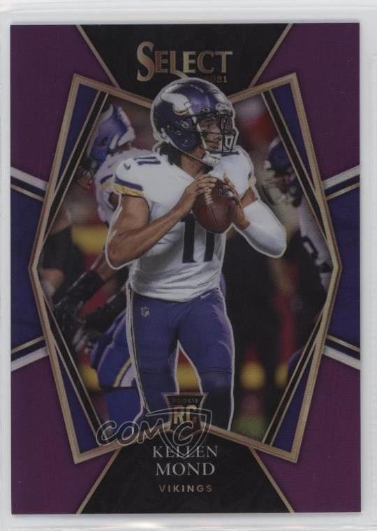 2021 Panini Select Premier Level Purple Prizm 38/75 Kellen Mond Rookie RC 12ty