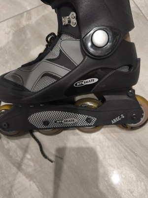 HY SKATE Soft Inliner Aluminium Gr. 41 top Zustand Hyskate Unisex Rollschuhe