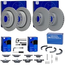 ATE BREMSSCHEIBEN + CERAMIC BELÄGE + HANDBREMSE passend für BMW 5er E39 Limo